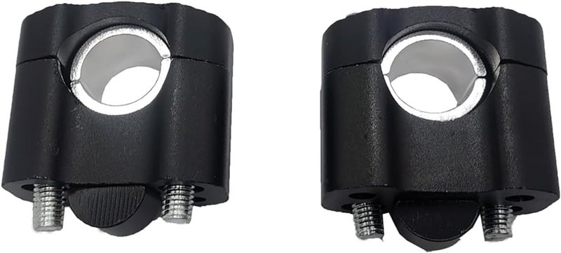 XDF 7/8" to 1 1/8" HandleBar Risers Mount Clamps Risers Adaptor for Dirt Pit Bike ATV Motorcycle (BLACK) - Image 1